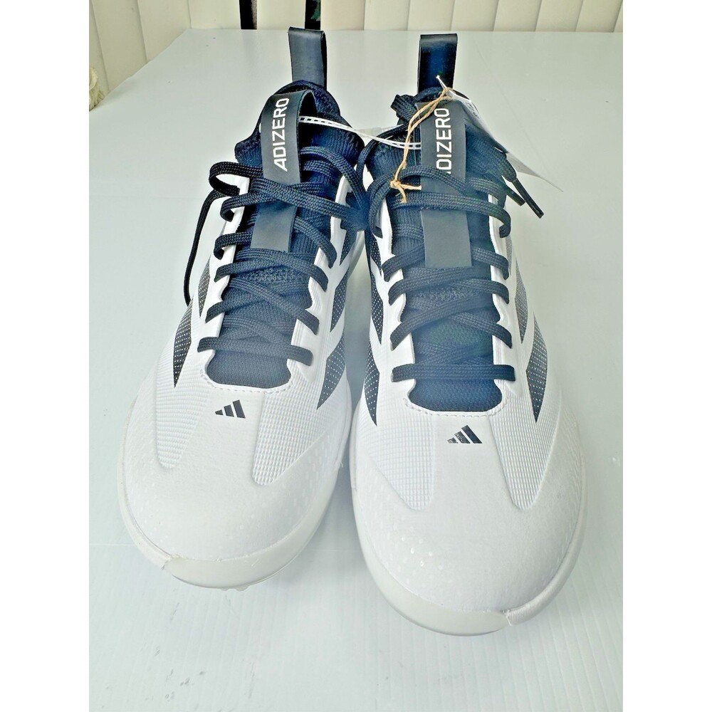 Adidas Adizero Impact 2.0 Men’s Baseball Cleats White Black Size 7 JH6732 New